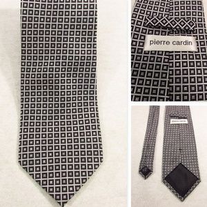 Pierre Carden Mens Necktie 60" L 3.75"W 100% Silk